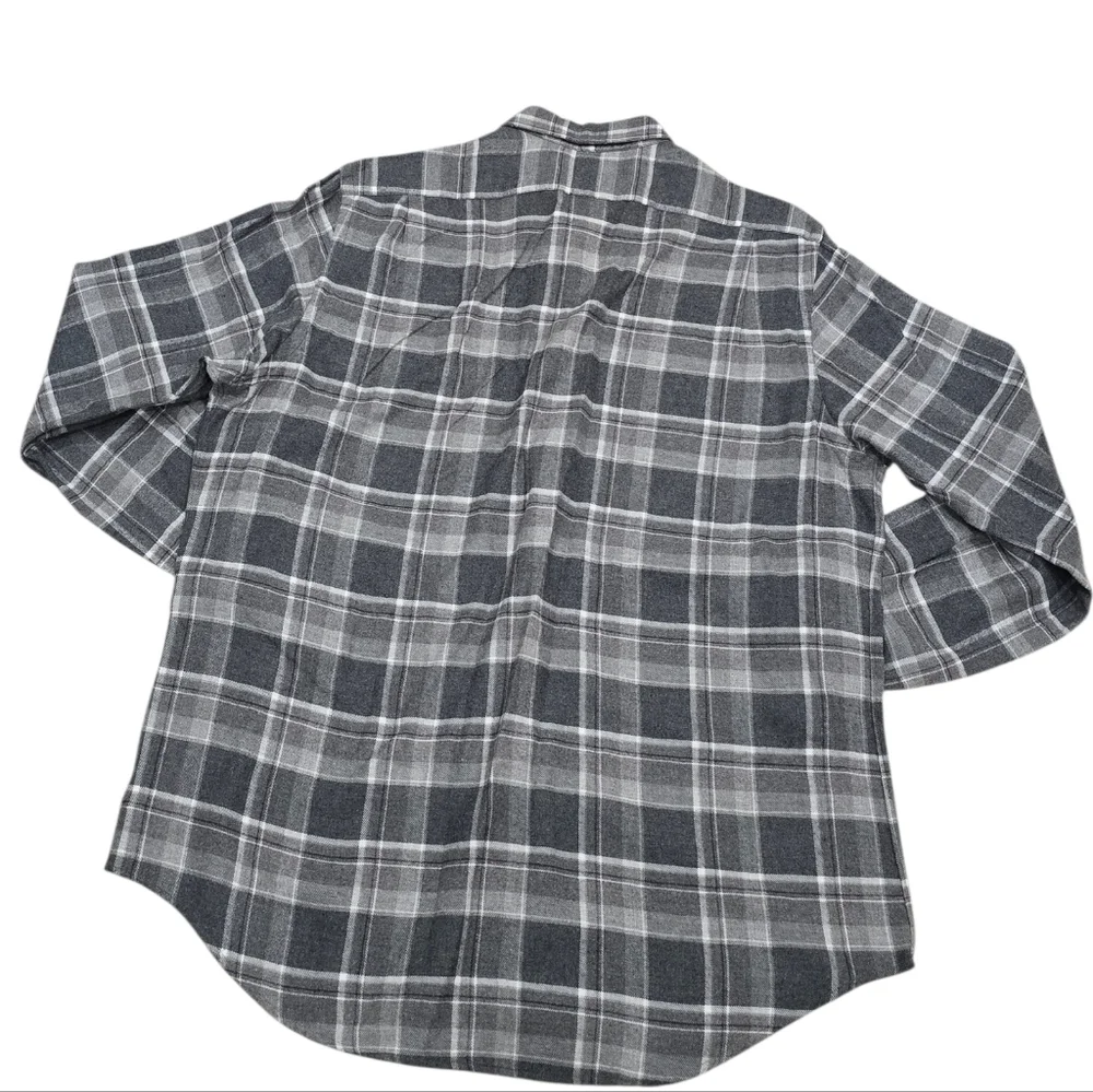 Polo Ralph Lauren Checked Cotton-Flannel Shirt In Gray